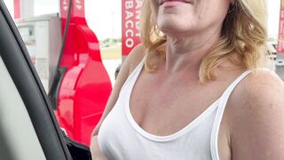 Driving Around Flashing in My See-Through Shirt