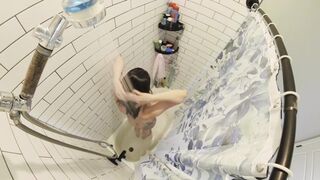 Post-workout shower… slow, wet, and all about her curves Full video on profile