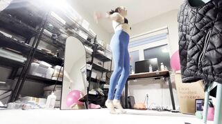 After her workout, she got naked in the hallway... and didn’t care Full video on profile