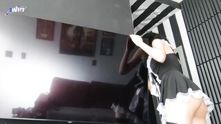 ASMR! Moans of a naughty maid for cock