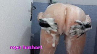 حموم کردنم حسابی کس و کونمو کف مال میکنم / Taking a sexy shower