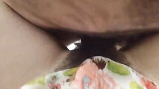 Real homemade fuck my hairy pussy