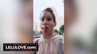 Babe gives cock ratings & spreads wet pussy with creampie closeup & more - Lelu Love