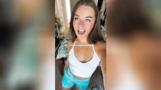 Buttfucked teenie showing her gaping asshole