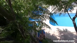 Cuckold and New Guy Sperm for Housewife by Cuckoldest