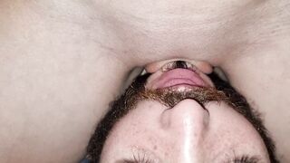 Eating teen pussy for breakfast