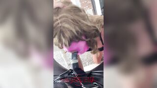 Deep throat session for sissy slut. Full video on my Onlyfans ( link in bio)