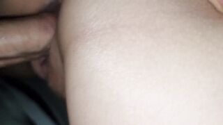 Petite 18 year old tinder date creampie and then I cum on her