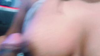 HE CUMMED A LOT IN HER PUSSY, LIKE A LOT OF HOT MILK ON A TATTOOED BRUNETTE