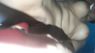 Stepe afraid of thunder overcomes the trauma of her fucking stepmother