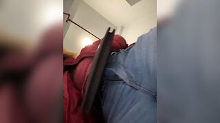 Got Caught In Public Fingering My Pussy On Stairwell