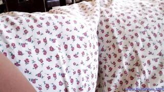 4K/ Hot Black Babe Entice Is Pussy Rubbing On The Couch As Her Pervert Landlord Smacks Her Ass!!