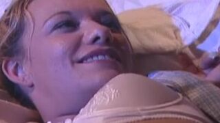 He feels the woman's orgasms as he faces her and goes to fuck her