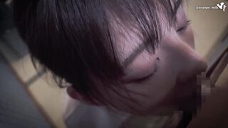 僕は女を飼っています。彼女も自慰行為をして男のチンコを欲します。柵越しにせれるフェラチオは背徳感満載！！（日本人、個人撮影、素人）