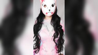 Tiktok Challenge Masked Girl