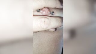 Amazing student rides me with her pierced nipples