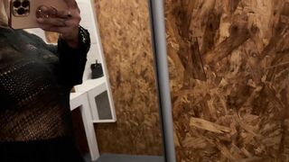 Sexy Milf Does TRANSPARENT Try On Haul In A Fitting Room