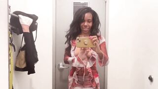 Fitting Room Try On Haul - Transparent Clothes.
