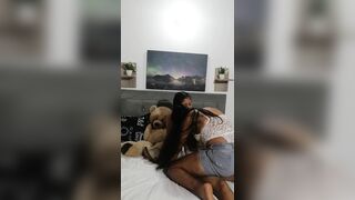 My hot friend asks me to make a video having sex