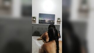My hot friend asks me to make a video having sex